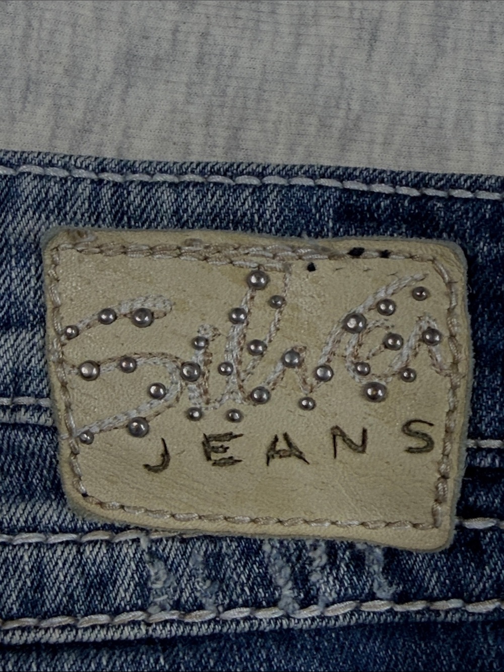 Silver Jeans Twisted Bootcut Distressed Low Rise Jeans Women’s 26 Y2K Western - Picture 15 of 15